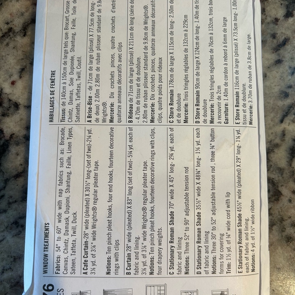 Curtain Panel pattern - Picture 2 of 2